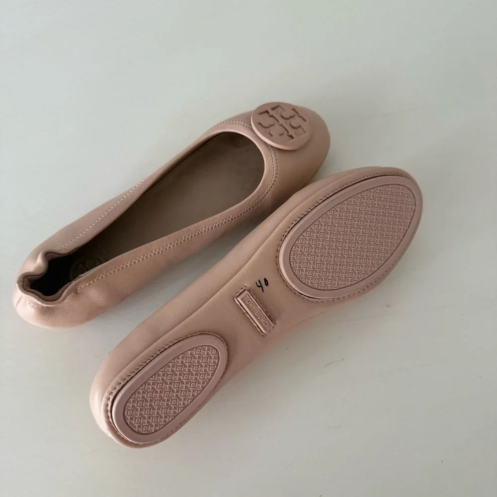 Tory Burch Minnie Travel Ballet Flats 9.5 - Picture 2 of 8